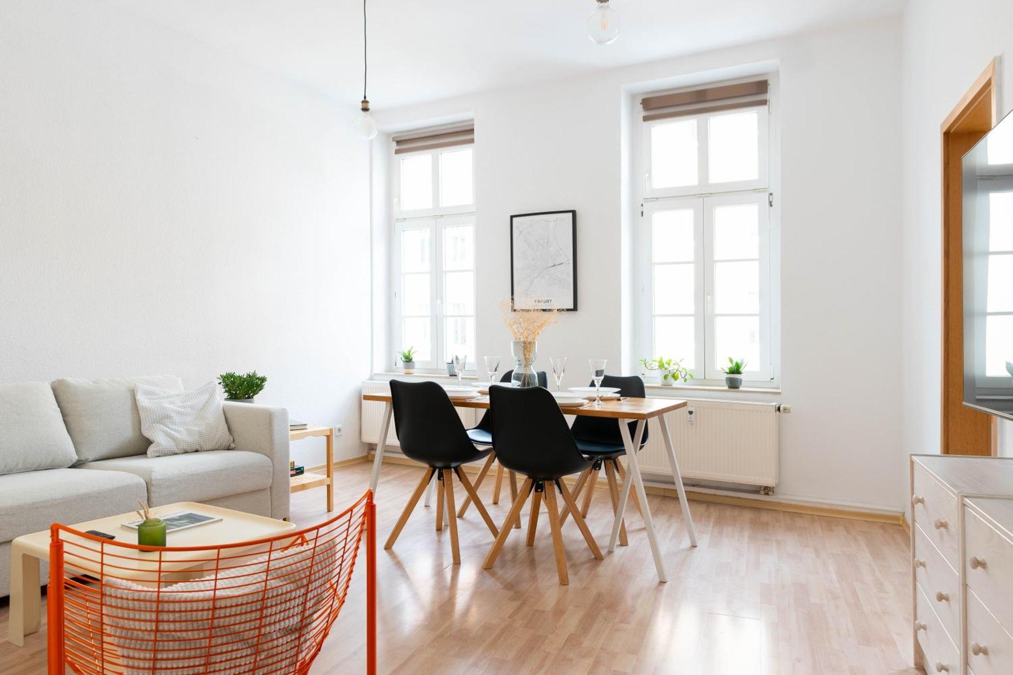 Grosse 3 Zimmer Wohnung Mit Netflix In Zentraler Lage Erfurt Eksteriør billede